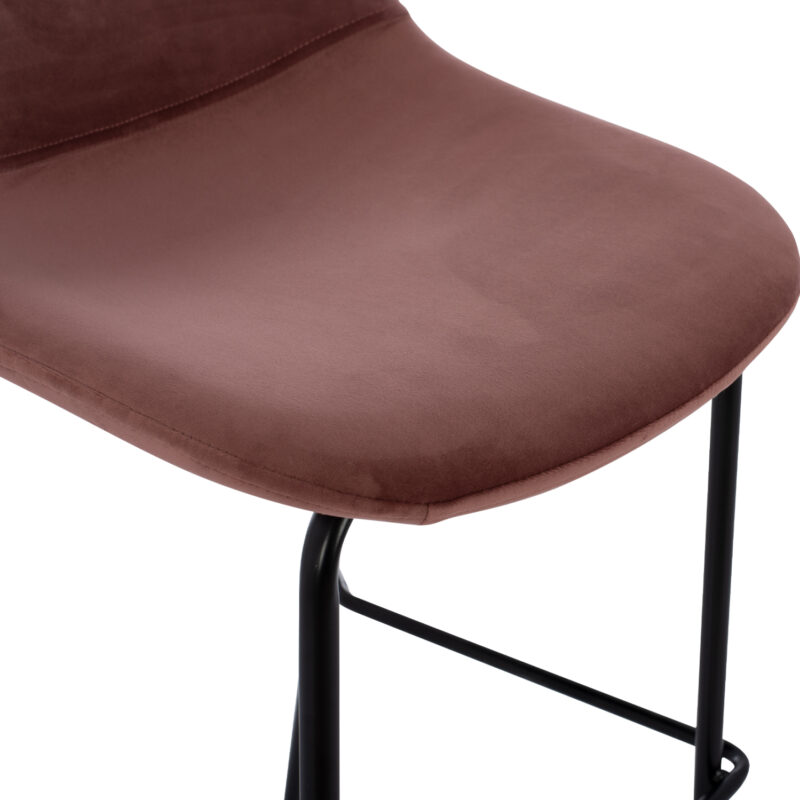 ΣΚΑΜΠΟ ΒΕΛΟΥΔΟ ΣΑΠΙΟ ΜΗΛΟ ΚΑΙ ΜΕΤΑΛΛΙΚΟ ΣΚΕΛΕΤΟ VINCENT 56,5Χ47Χ106 εκ.