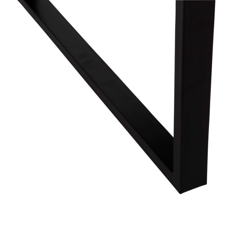 ΤΡΑΠΕΖΙ ΣΑΛΟΝΙΟΥ SHABEN MDF ΜΑΥΡΟ ΜΑΡΜΑΡΟ-ΜΑΥΡΗ ΜΕΤΑΛΛΙΚΗ ΒΑΣΗ 120x60X46Yεκ.