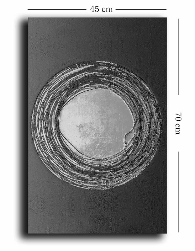 Πίνακας σε καμβά Zesan με ψηφιακή εκτύπωση 45x3x70εκ