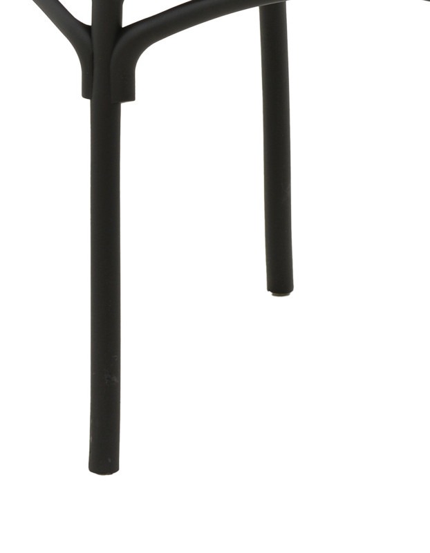 Καρέκλα Crossie pakoworld στοιβαζόμενη pp σε ανθρακί απόχρωση 38x46.5x82εκ - Image 8