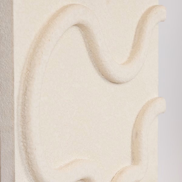 S/2 ΠΙΝΑΚΑΣ ΚΑΜΒΑΣ ΑΝΑΓΛΥΦΟΣ ΛΕΥΚΟΣ 60x4x80cm