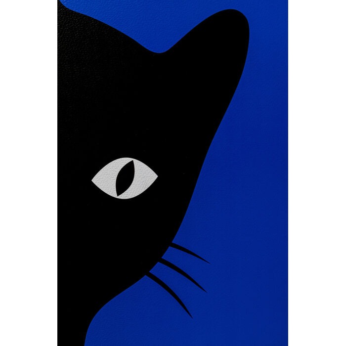 Πίνακας Καμβάς Ciao Gatto Μπλε 40x3x60εκ.