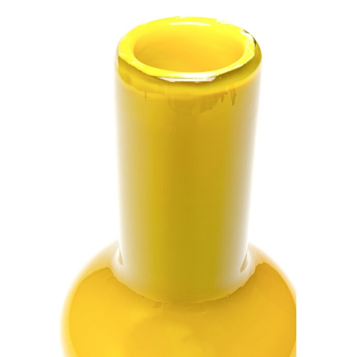 Βάζο Toja Γυαλί Κίτρινο 12*12*28εκ. - Image 4