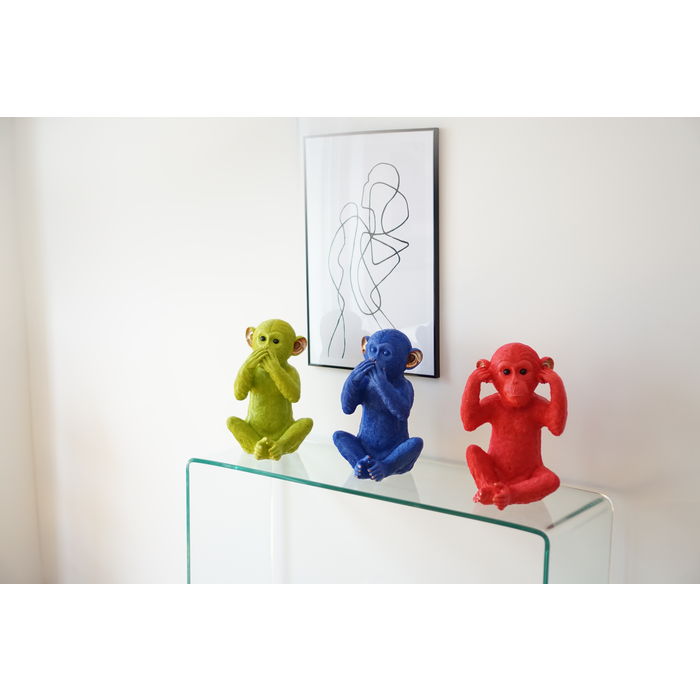 Κουμπαράς Monkey Kikazaru Κόκκινος (PL) 24x23x35εκ