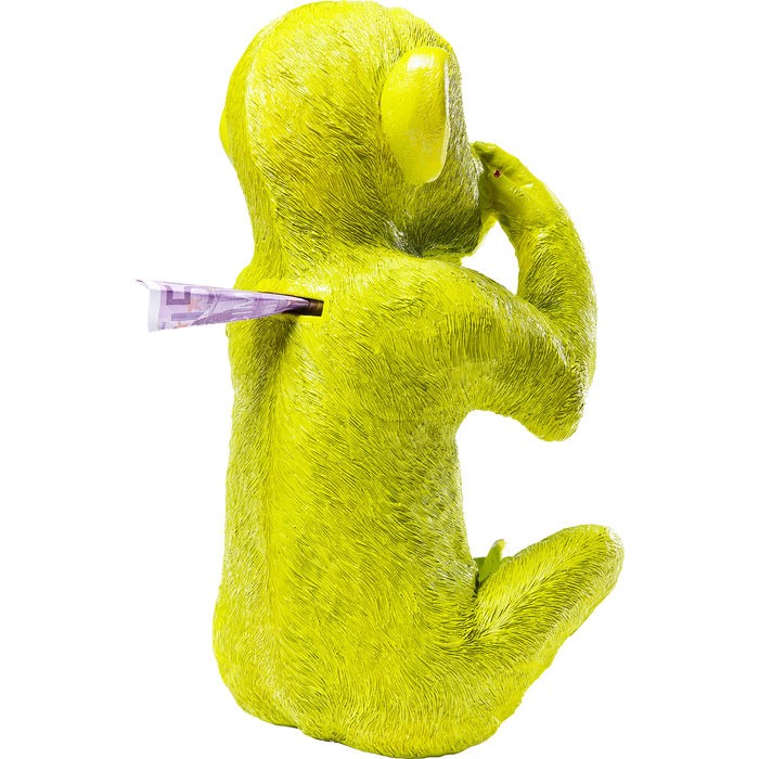 Κουμπαράς Monkey Iwazaru Lime (PL) 23,5x23x35εκ