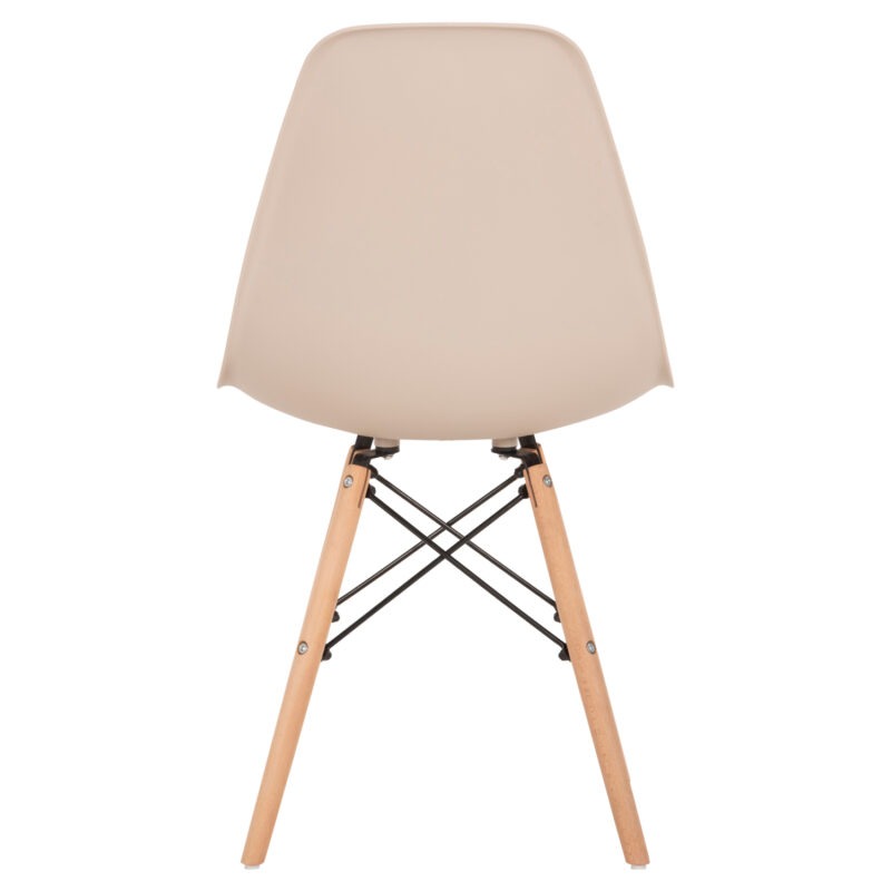 ΚΑΡΕΚΛΑ TWIST ΜΕ ΞΥΛΙΝΑ ΠΟΔΙΑ ΚΑΙ ΚΑΘΙΣΜΑ PP-ΚΑΠΟΥΤΣΙΝΟ 46x50x82Υεκ.