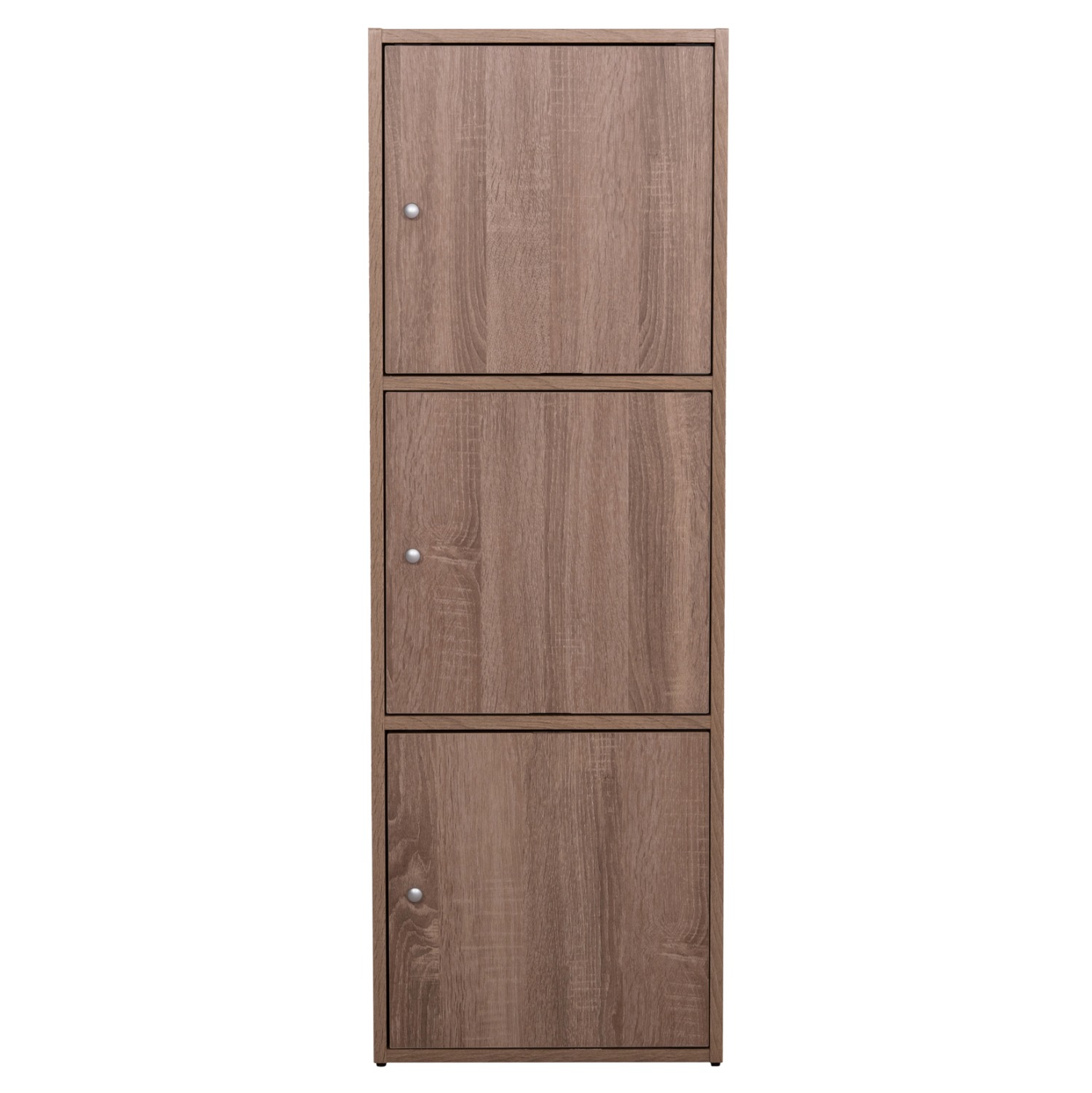 ΝΤΟΥΛΑΠΙ ΜΕ 3 ΑΠΟΘ. ΧΩΡΟΥΣ SORIANO SONAMA OAK ΜΕΛΑΜΙΝΗ 40x39x119Υεκ.