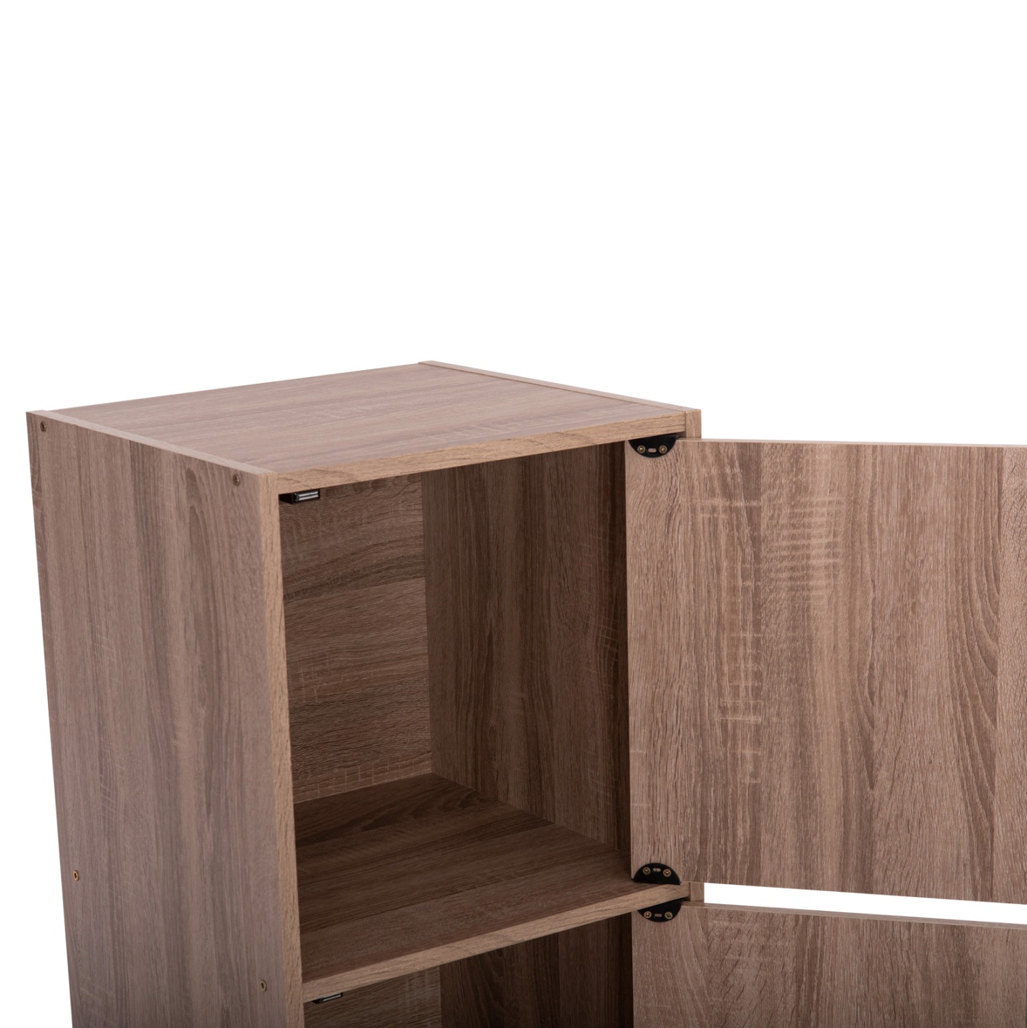ΝΤΟΥΛΑΠΙ ΜΕ 3 ΑΠΟΘ. ΧΩΡΟΥΣ SORIANO SONAMA OAK ΜΕΛΑΜΙΝΗ 40x39x119Υεκ. - Image 3