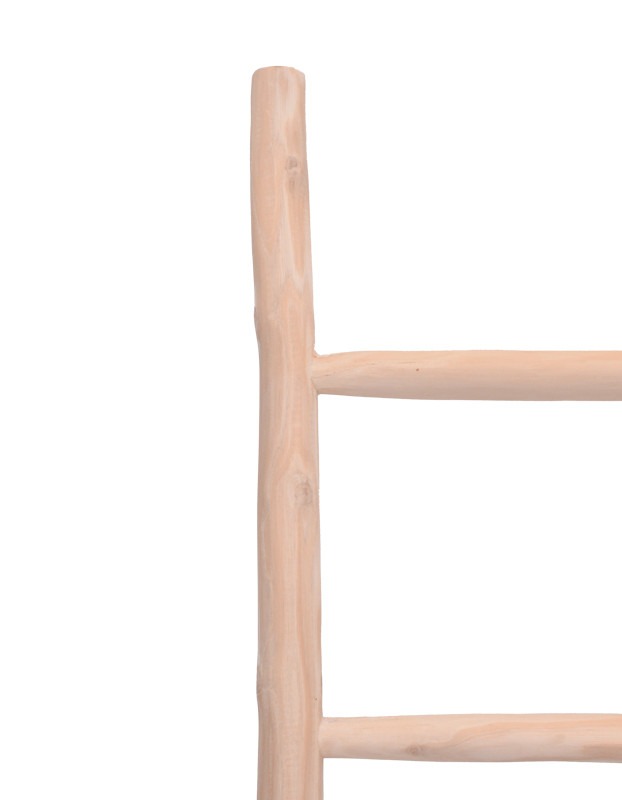 Σκάλα Morjeve teak ξύλο σε φυσική απόχρωση 45x6x150εκ