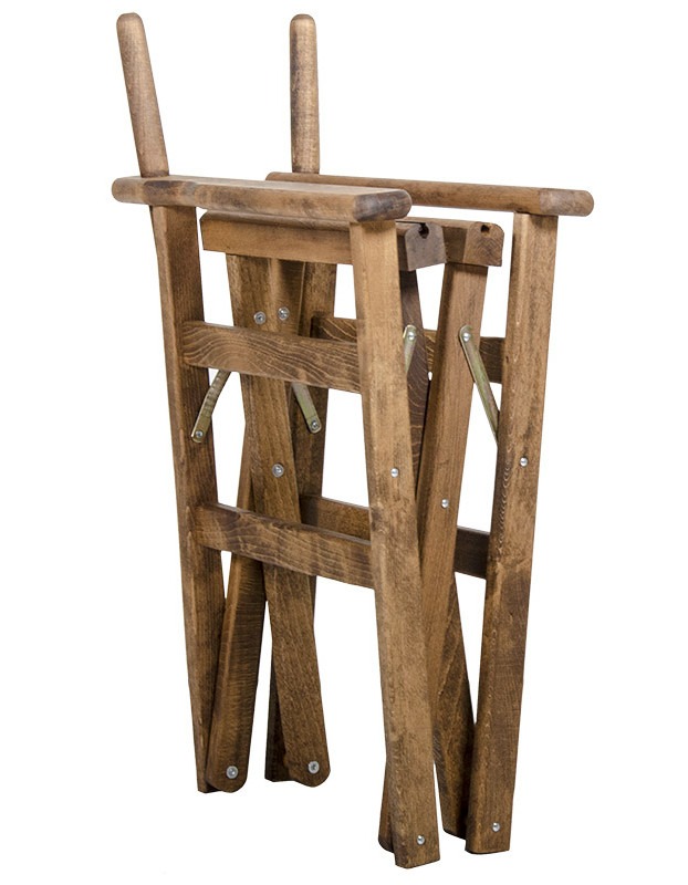 Σκελετός πολυθρόνας σκηνοθέτη Retto μασίφ ξύλο οξιάς καρυδί