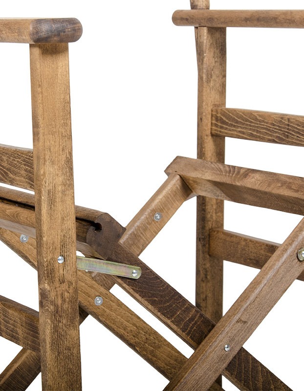 Σκελετός πολυθρόνας σκηνοθέτη Retto μασίφ ξύλο οξιάς καρυδί