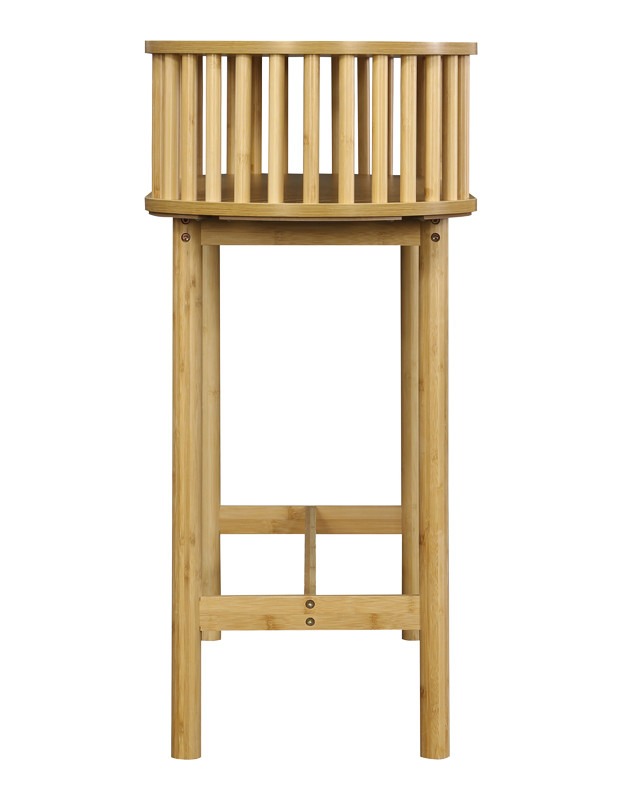 Κονσόλα Nodial MDF/Bamboo σε φυσική απόχρωση 120x39x85εκ