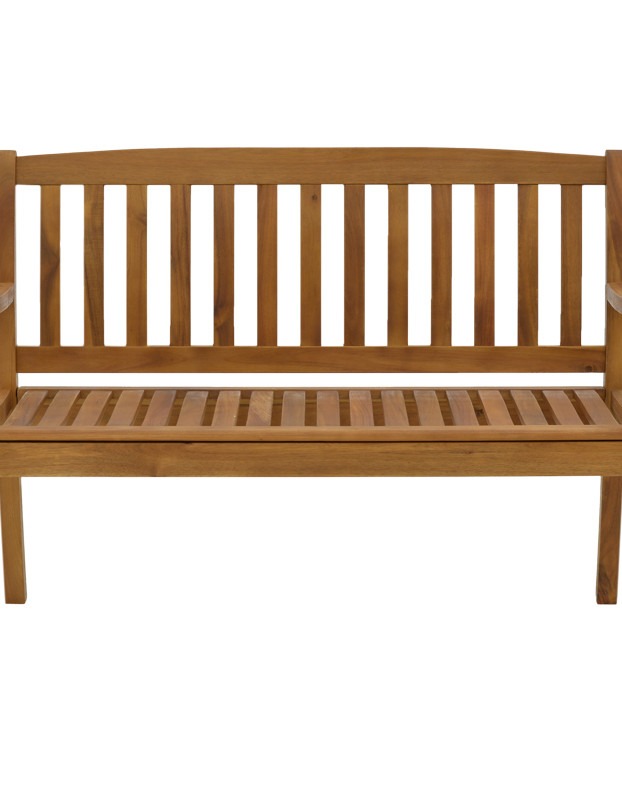 Παγκάκι διθέσιο Jerdu ξύλο ακακίας φυσικό 120x61x87εκ