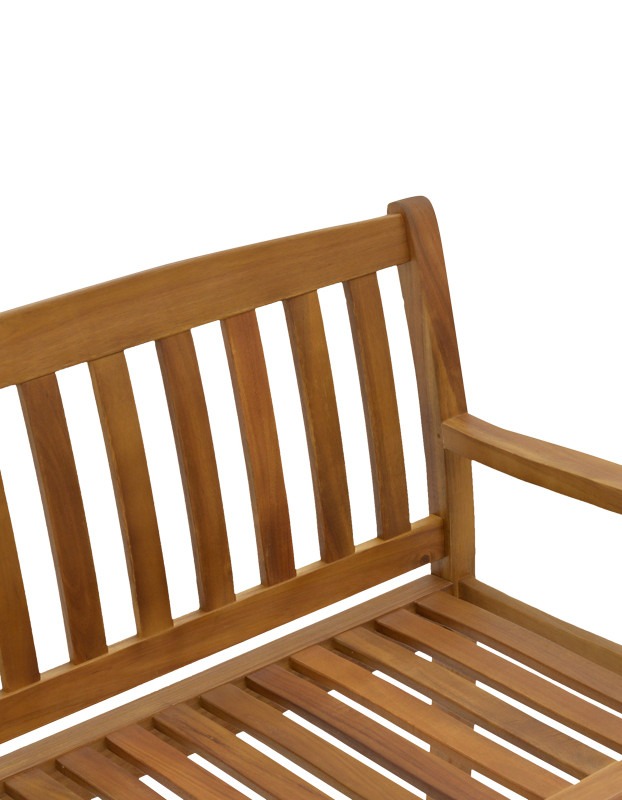 Παγκάκι διθέσιο Jerdu ξύλο ακακίας φυσικό 120x61x87εκ