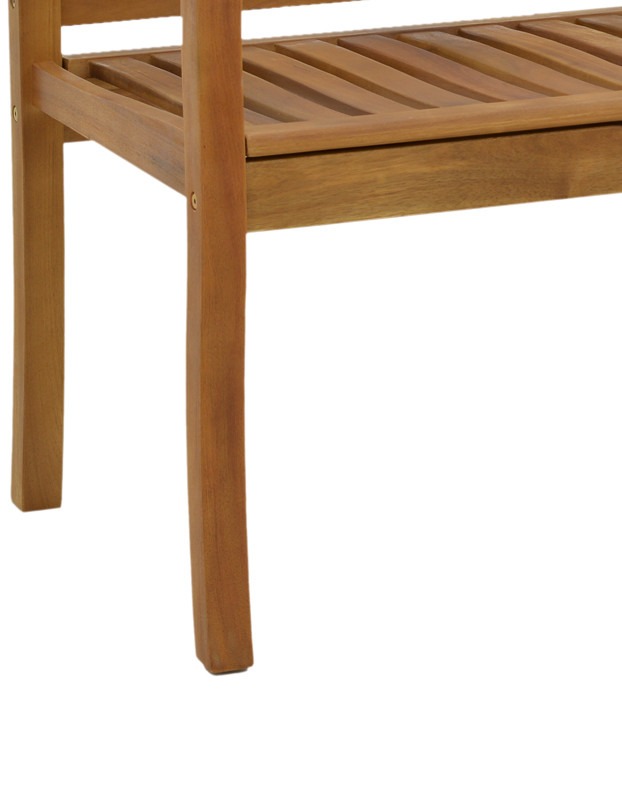 Παγκάκι διθέσιο Jerdu ξύλο ακακίας φυσικό 120x61x87εκ