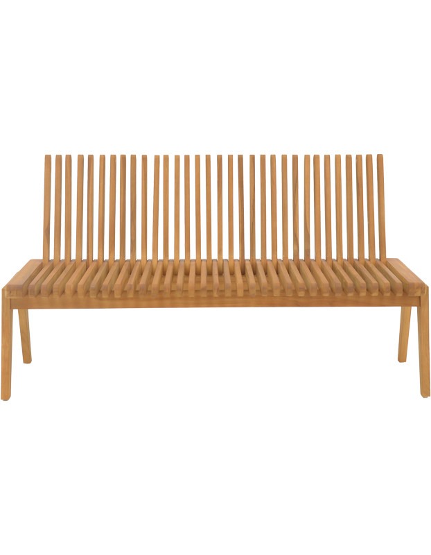 Πολυμορφικός καναπές-παγκάκι Jey teak ξύλο σε φυσική απόχρωση 120x57.5x80εκ