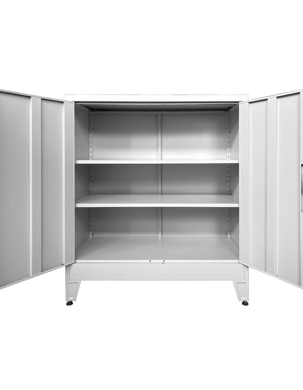 Μεταλλικό ντουλάπι Armon ανοιχτό γκρι 90x45x100εκ