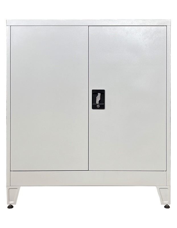 Μεταλλικό ντουλάπι Armon ανοιχτό γκρι 90x45x100εκ