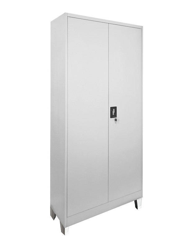 Μεταλλική ντουλάπα Ugren ανοιχτό γκρι 90x40x190εκ