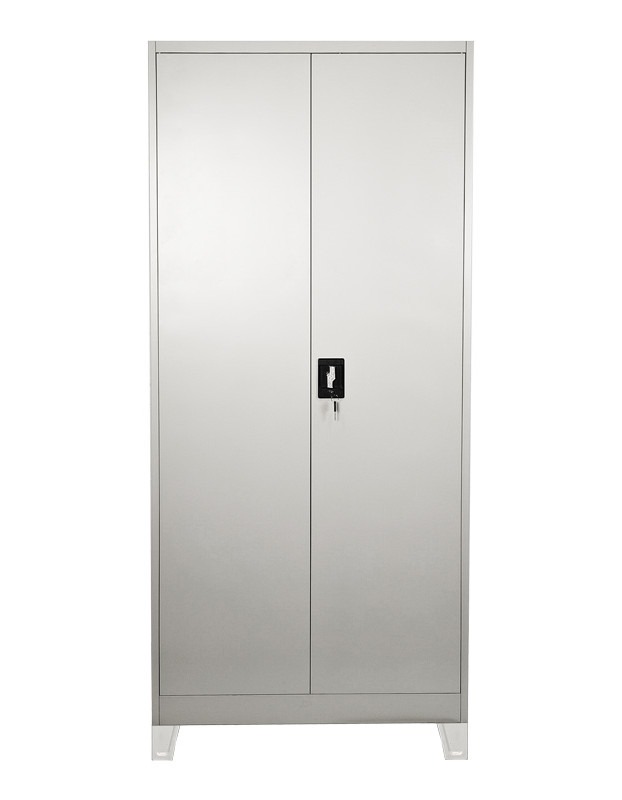Μεταλλική ντουλάπα Ugren ανοιχτό γκρι 90x40x190εκ