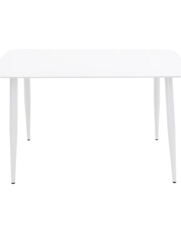 Τραπέζι Vista αλουμίνιο σε λευκη απόχρωση 150x80x72εκ