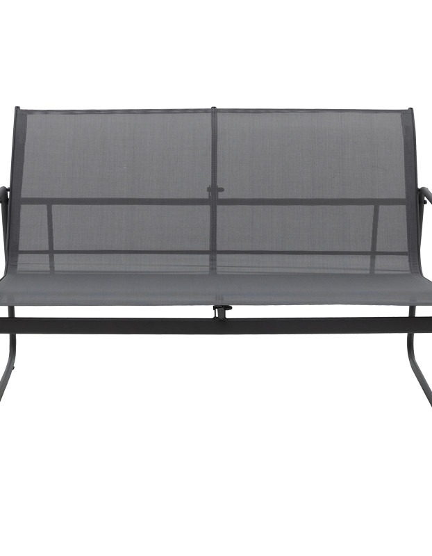 Σαλόνι εξωτερικού χώρου Veranda textilene-μέταλλο σε ανθρακί απόχρωση