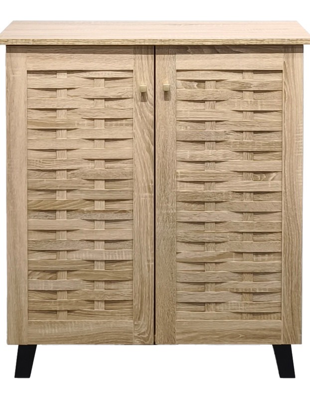 Παπουτσοθήκη-ντουλάπι Mantam pakoworld 12 ζεύγων sonoma 78x34x87εκ