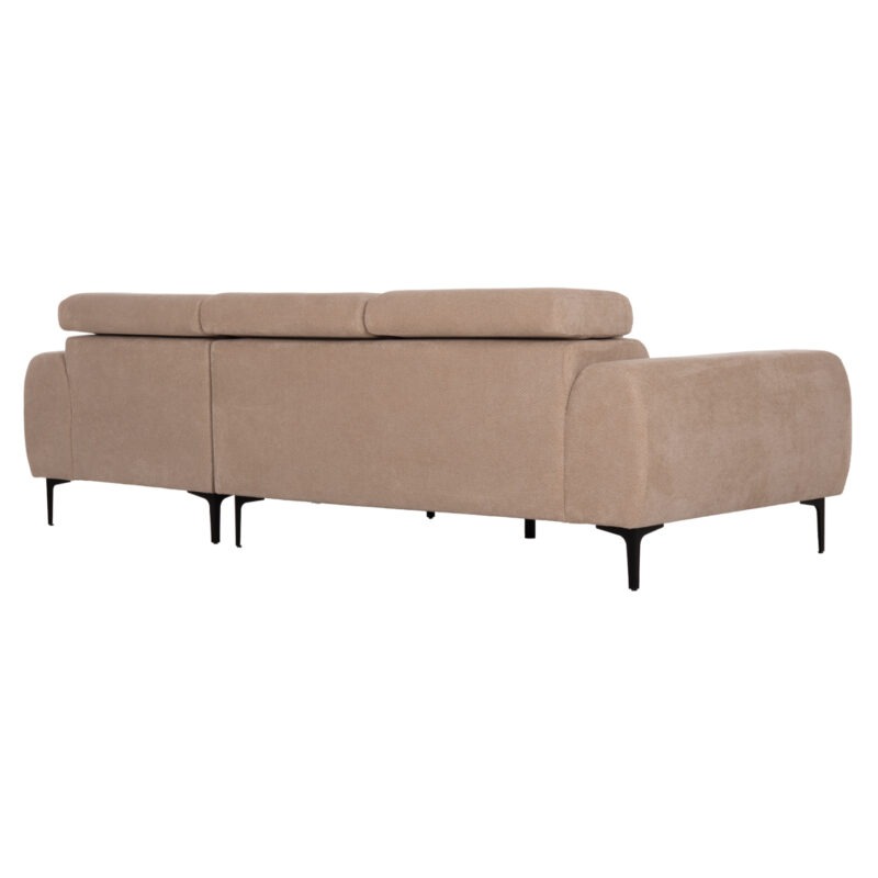 ΚΑΝΑΠΕΣ ΔΕΞΙΑ ΓΩΝΙΑ DIVYA ΜΠΕΖ ΥΦΑΣΜΑ 260x100-174x104Υεκ.