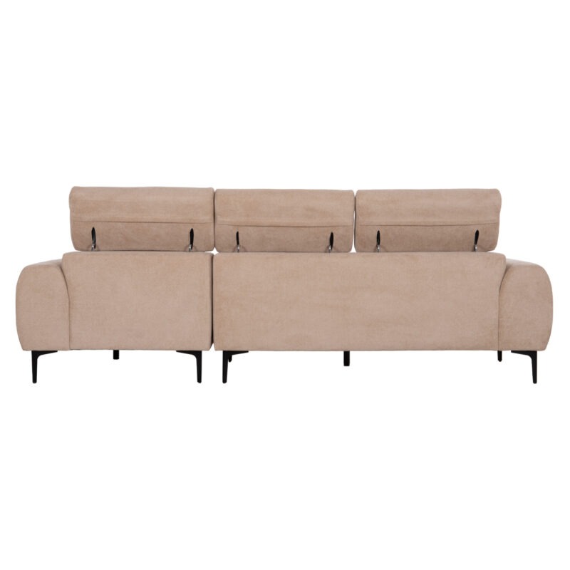 ΚΑΝΑΠΕΣ ΔΕΞΙΑ ΓΩΝΙΑ DIVYA ΜΠΕΖ ΥΦΑΣΜΑ 260x100-174x104Υεκ.