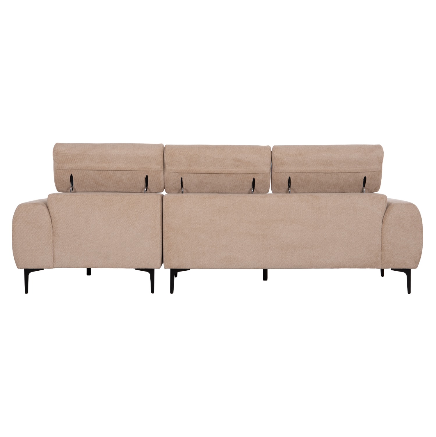 ΚΑΝΑΠΕΣ ΔΕΞΙΑ ΓΩΝΙΑ DIVYA ΜΠΕΖ ΥΦΑΣΜΑ 260x100-174x104Υεκ. - Image 6