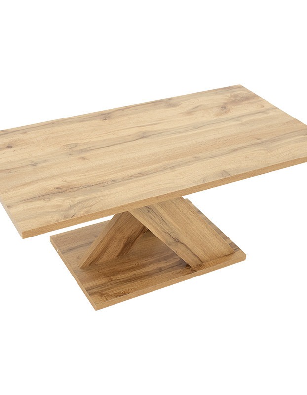 Τραπέζι σαλονιού Solange χρώμα sonoma 110x55x47.5εκ