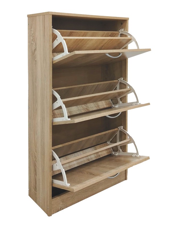 Παπουτσοθήκη Savaz σε sonoma απόχρωση 60x24x114εκ - Image 3