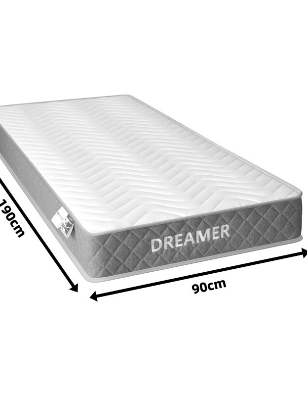 Στρώμα Dreamer pocket spring διπλής όψης 20cm 90x190εκ