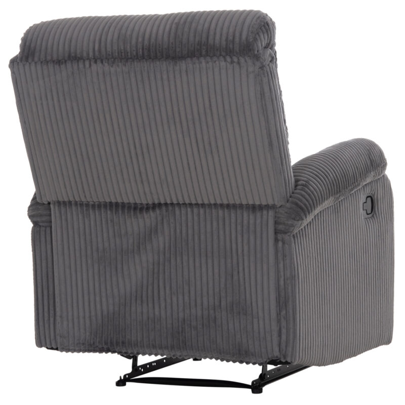 ΠΟΛΥΘΡΟΝΑ RELAX DIONI ΓΚΡΙ ΡΙΓΕ ΥΦΑΣΜΑ 85x90x100Υεκ.