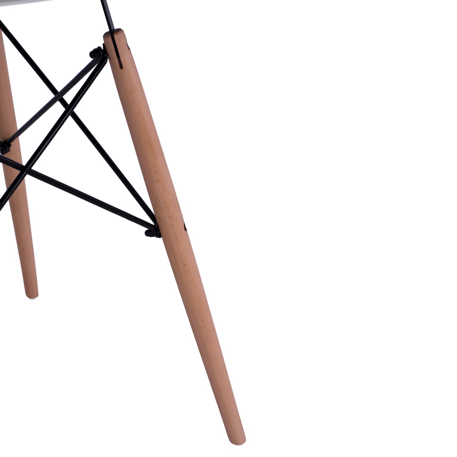 ΤΡΑΠΕΖΙ MINIMAL ΣΤΡΟΓΓΥΛΟ ΛΕΥΚΟ ΧΡΩΜΑ MDF-ΠΟΔΙΑ ΟΞΙΑΣ ΦΥΣΙΚΟ Φ60Χ72Υεκ. - Image 5